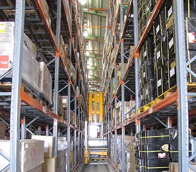 قفسه بندی پالت راک راهرو باریک