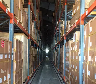 قفسه بندی پالت راک راهرو باریک