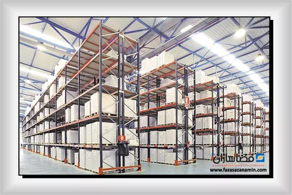 قفسه بندی انبار با قفسه پالت راک